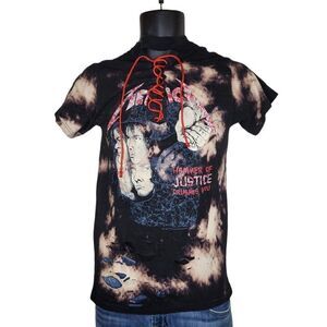 Metallica Shirt Women Sz M And Justice‎ For Reworked Multicolor Band